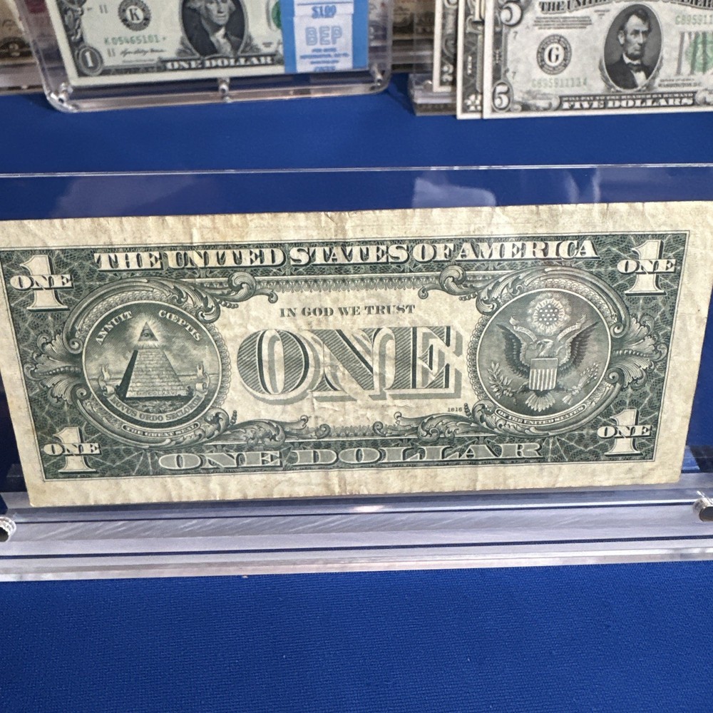 1974 $1 Bill - Cutting Error & Shifted ! MAJOR MULTI-ERROR NOTE! 1