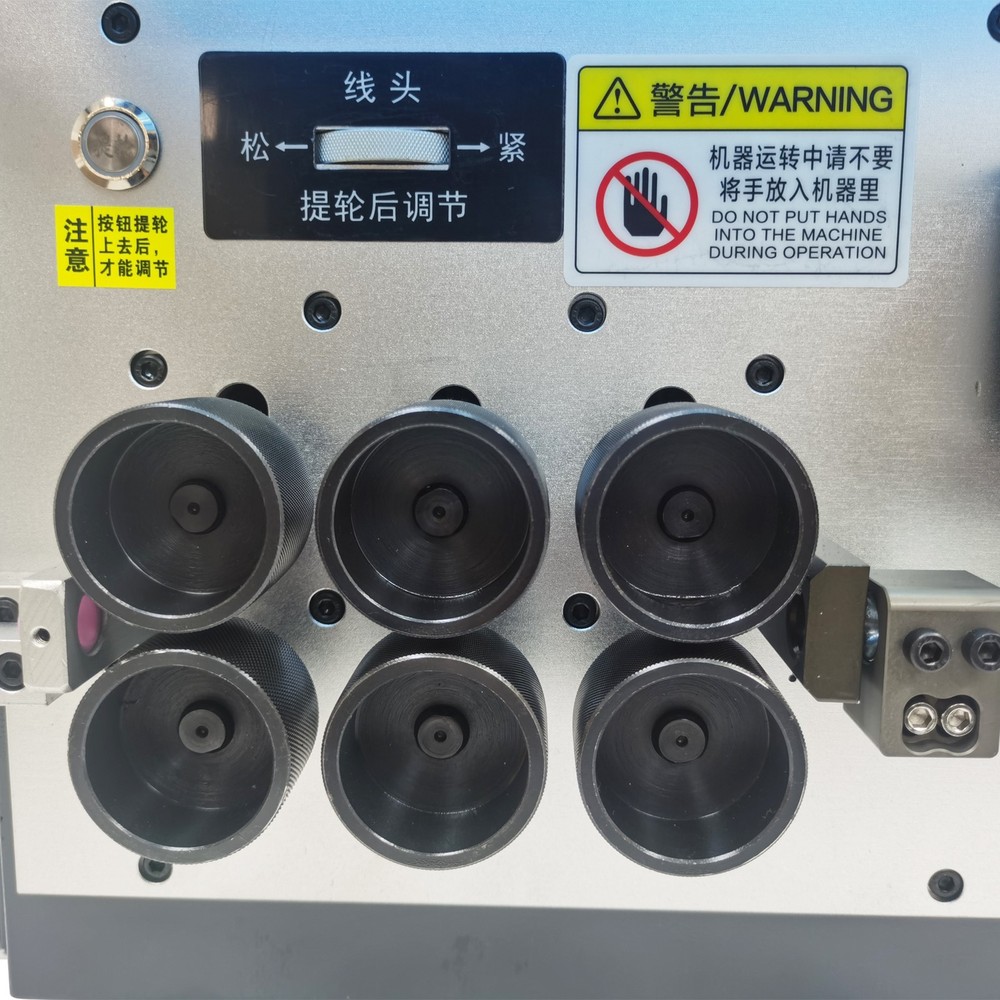 110V Fully Automatic Pneumatic Computer Wire Stripping Bending Machine