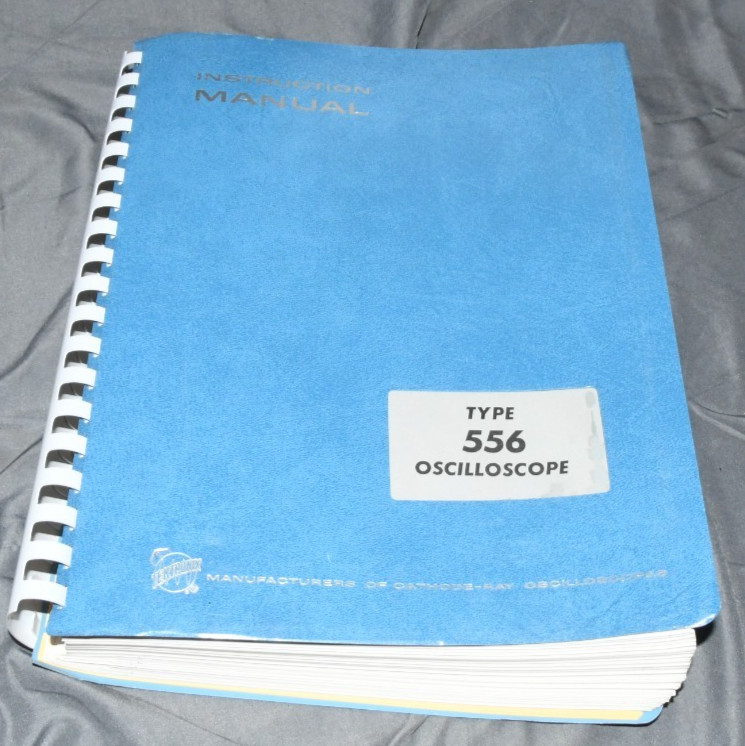 Tektronix Type 556 Oscilloscope Original Manual