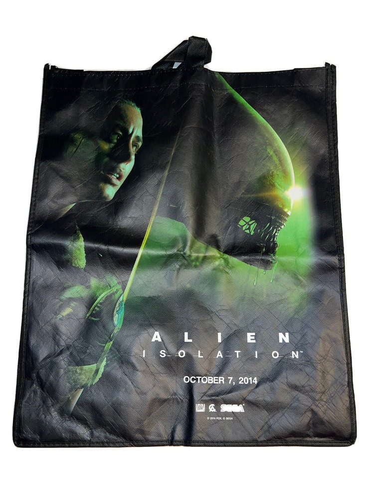 SDCC 2014 Comic Con Alien Isolation Swag Bag Tote Bag FB1