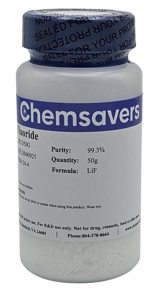 Lithium Fluoride, 99.3%, 50g