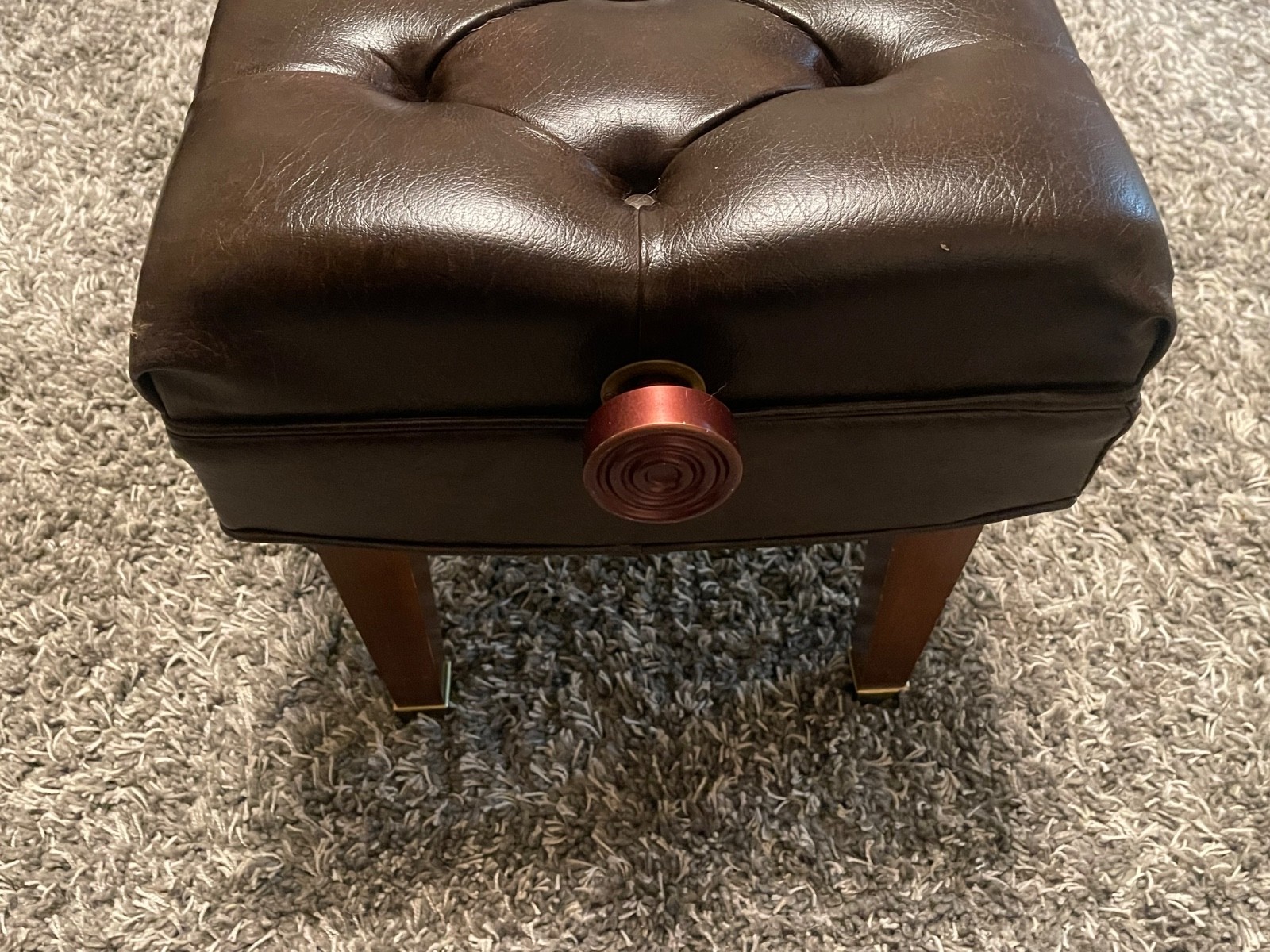 Vintage Paul L. Jansen Flagship Adjustable Artist Piano Bench – Excellent Cond