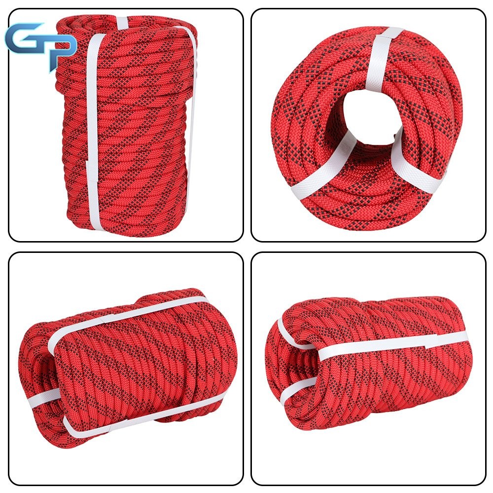 High Strong 3/8" × 100' Braid Polyester Rope Arborist Tree Rope 3520Lbs