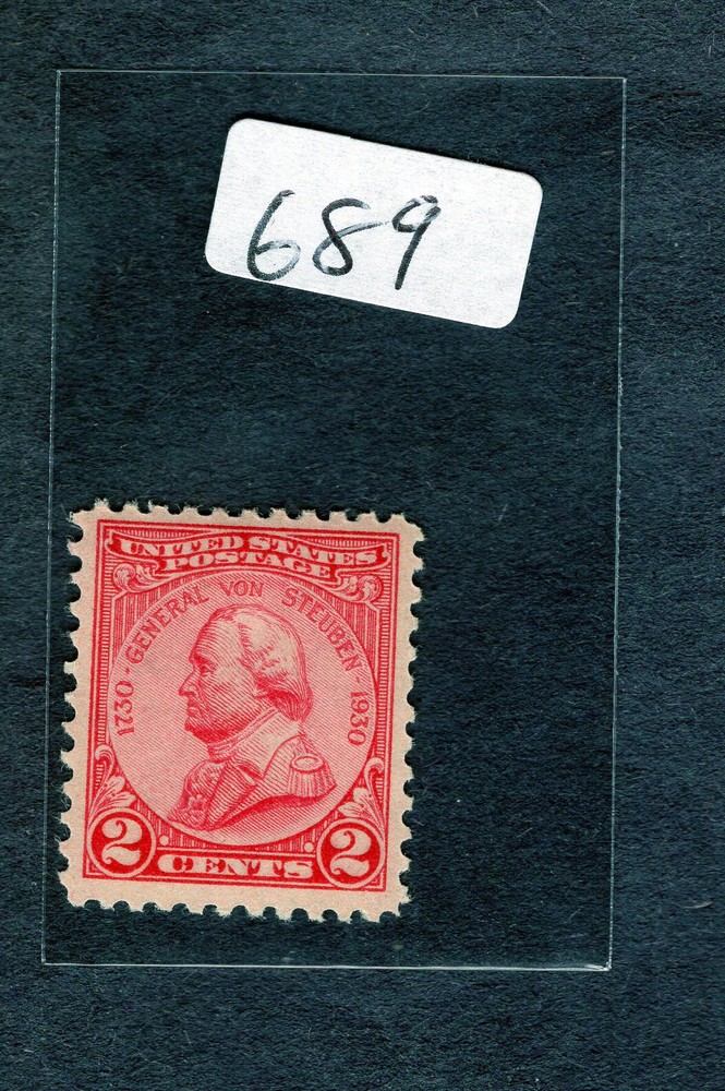 1930 Stamp #689 General Von Steuben M/VSHM