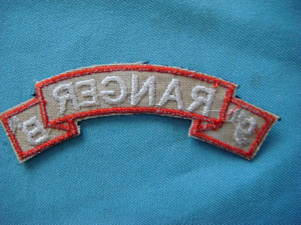 SCROLL PATCH US ARMY 9th RANGER BATTALION