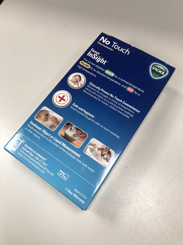 Vicks NO TOUCH 3 IN 1 Thermometer Professional Accuracy Fever
