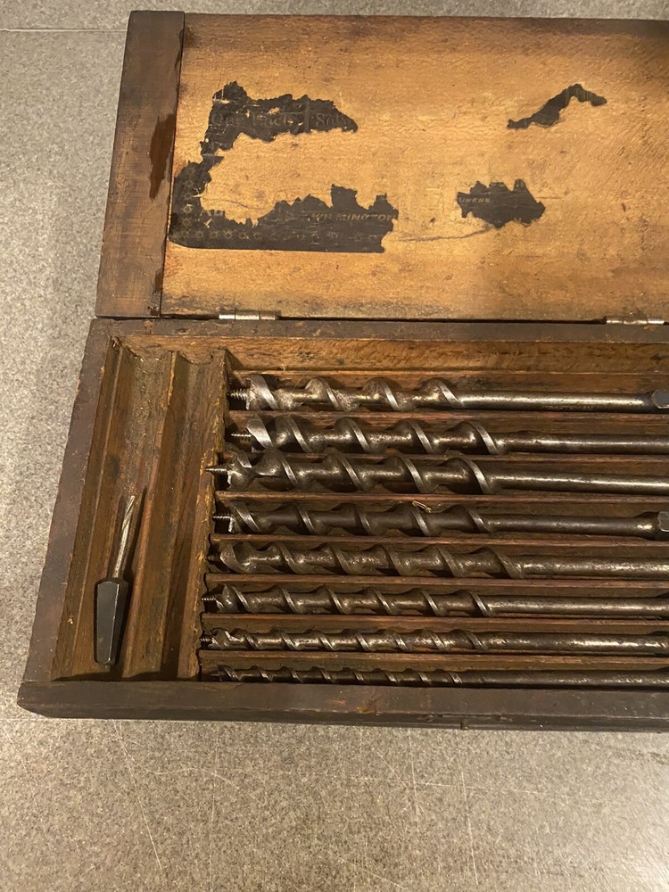Vintage Drlll Bit Sett With Case - Rare