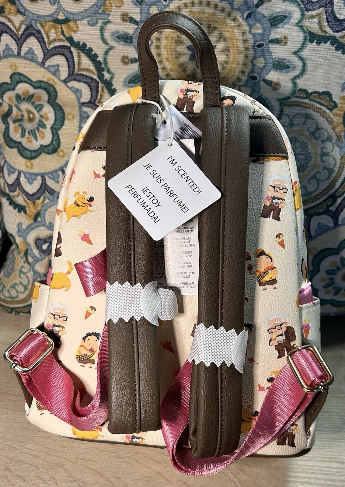 Loungefly Disney Pixar Up Ice Cream Shop Scented Mini Backpack New with Tags