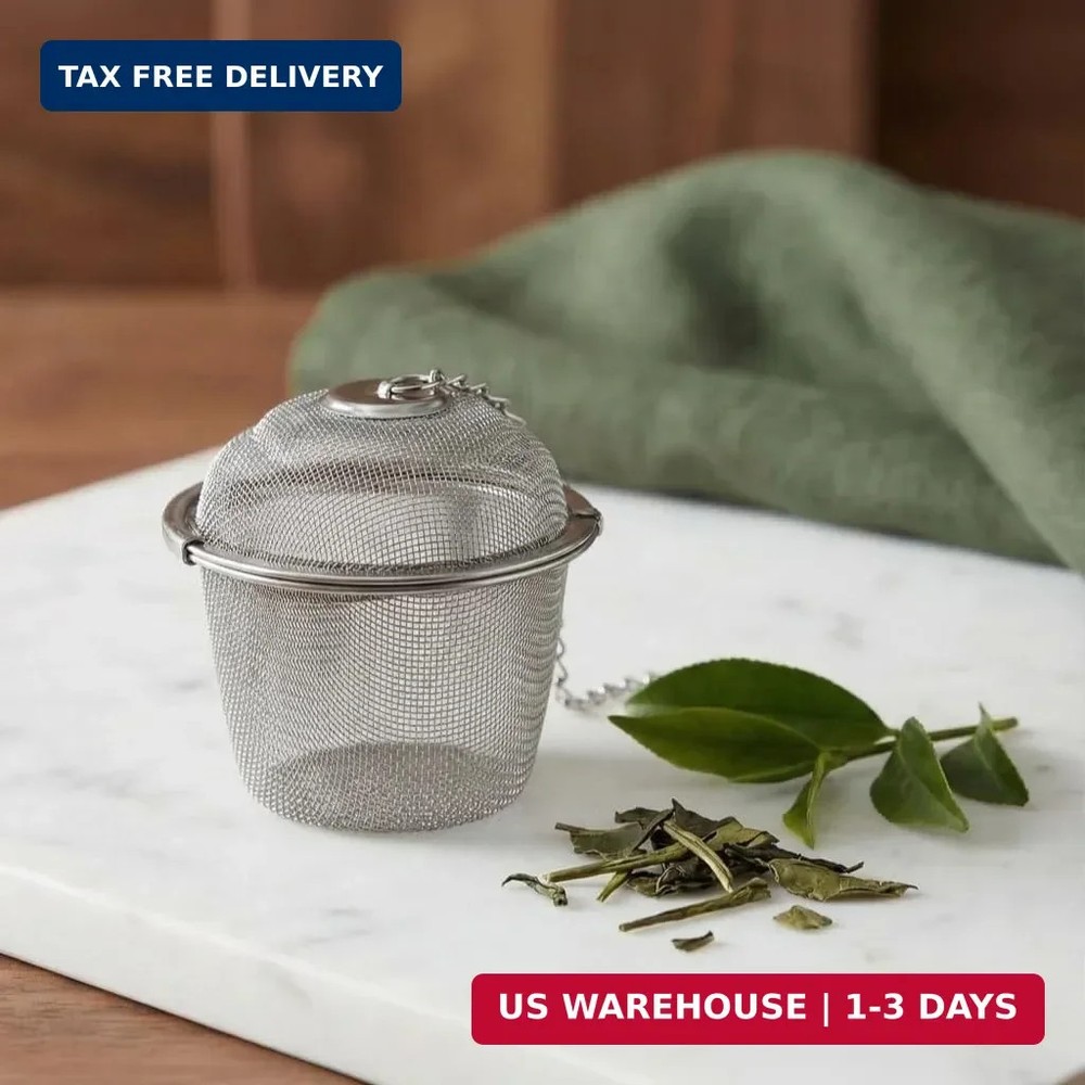 Practical Mesh Filter Reusable Spice Strainer Stainless Steel(M)