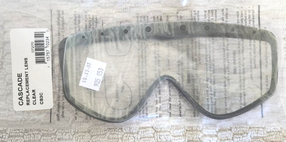 Smith Cascade CS3C Replacement Lens Clear, NOS
