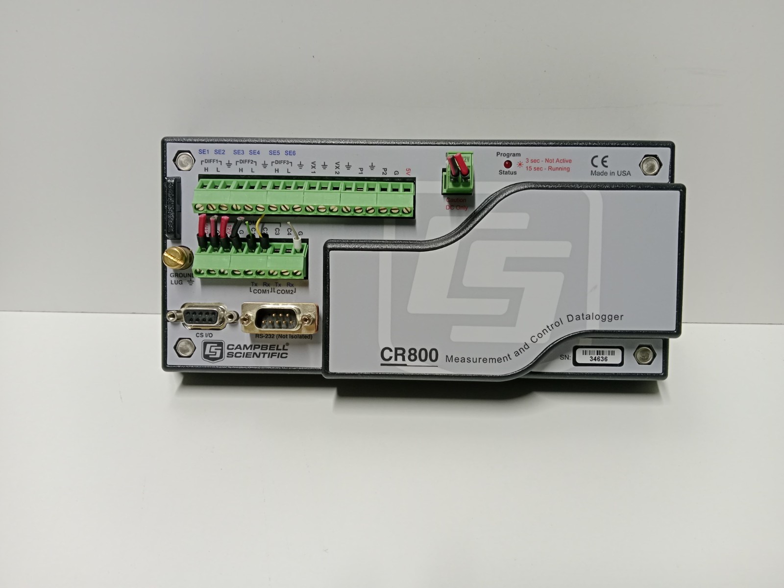 Campbell Scientific CR800 Measurement & Control Datalogger PLC – Used / Tested