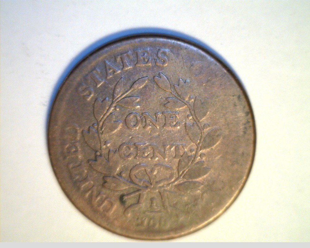 1801 LARGE CENT, Normal Reverse, Average Grade, Copper (US-6192)