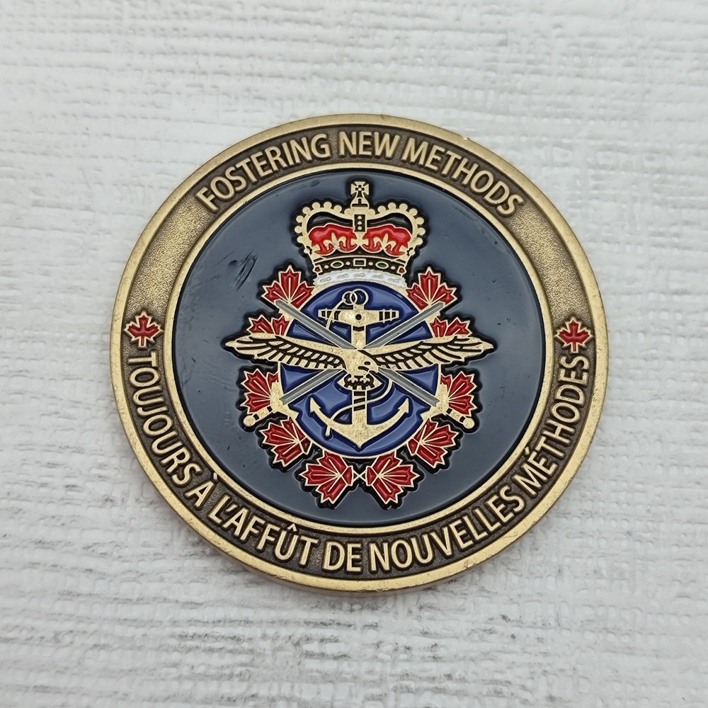 Canadian Forces Training Development Centre Fostering New Methods Challenge Coin