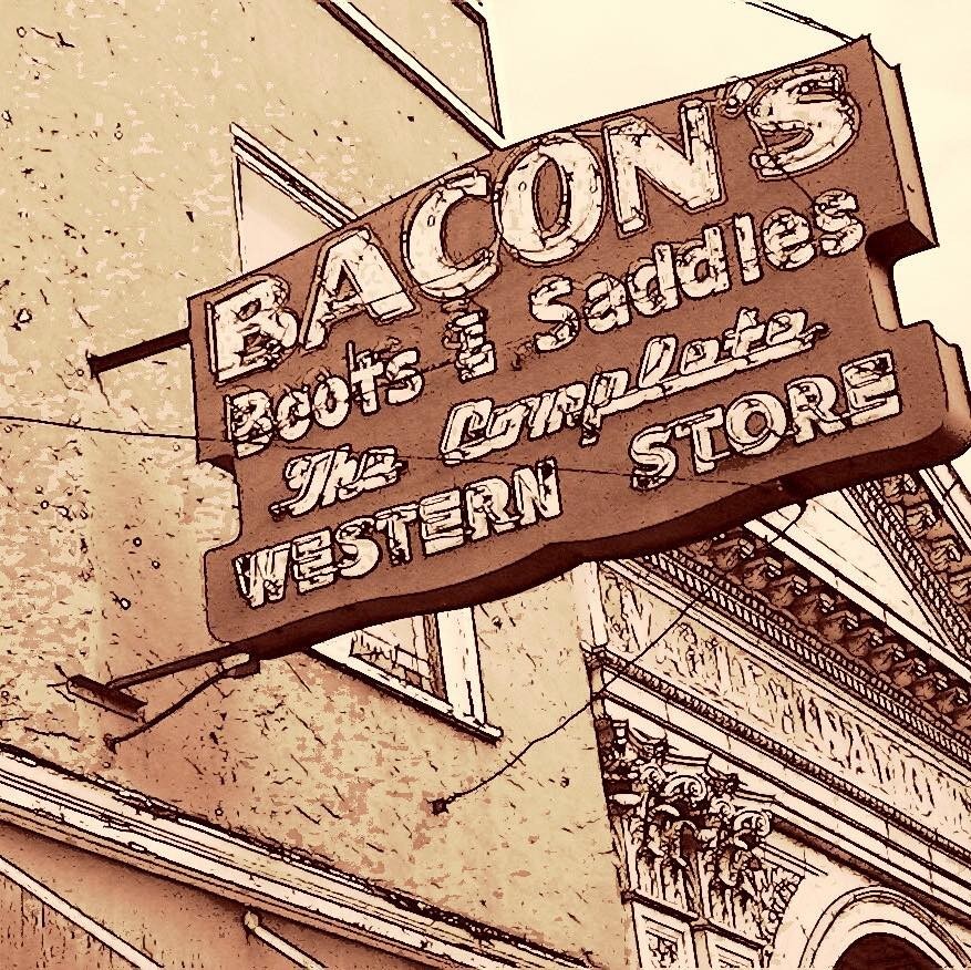 Old School Buck Stitched western saddle - Maker E Bacon Globe, AZ - TOP Quality!