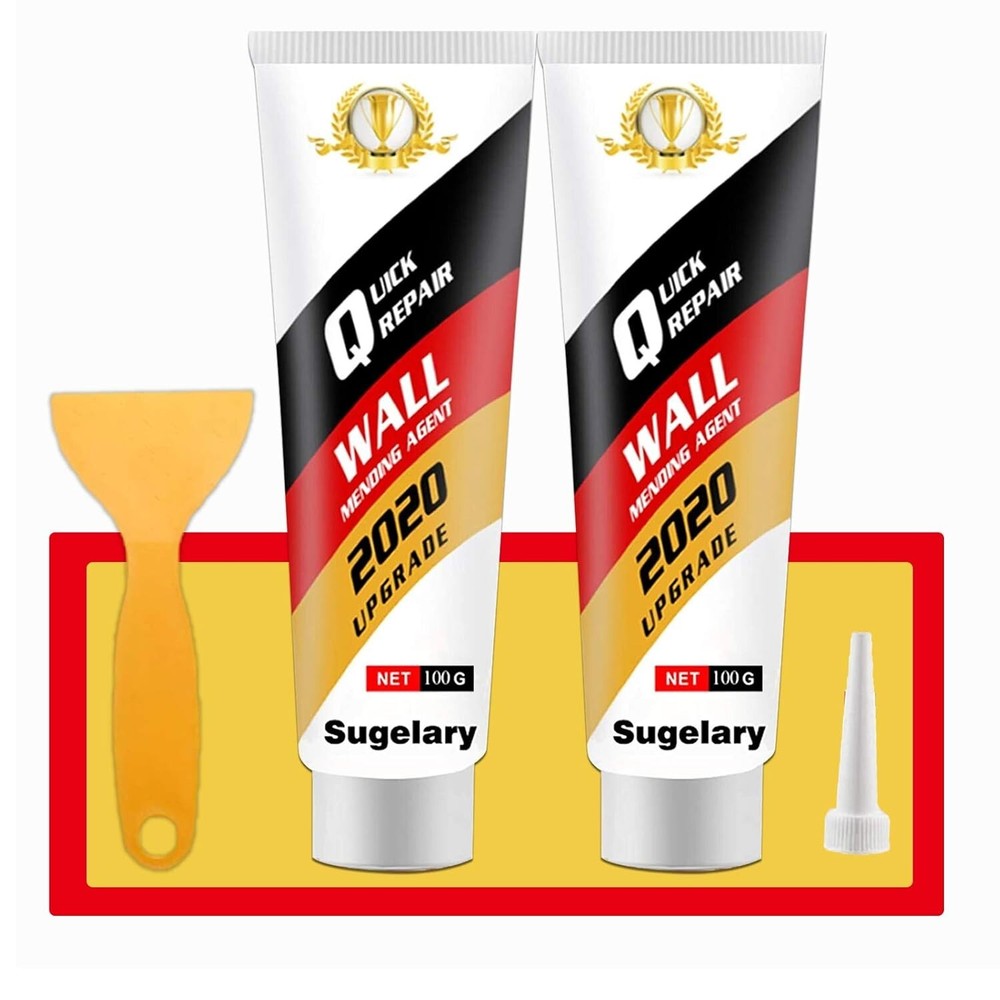 All-in-One Drywall Repair Kit with Spackle Paste & Scrapers for Quick Fixes