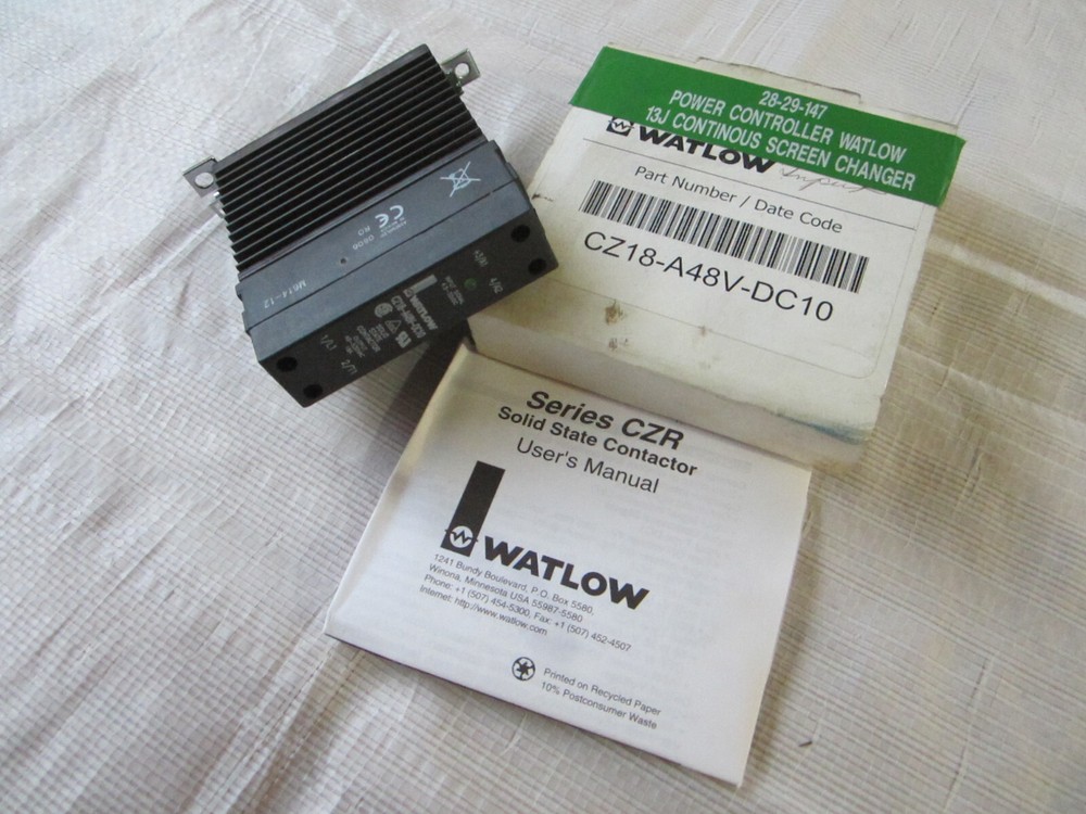 WATLOW CZ18-A48V-DC10 SOLID STATE CONTACTOR CZ18A48VDC10