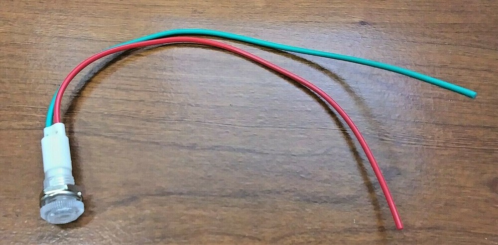 BBT Waterproof 12 volt DC/DC White LED Low-Profile Indicator Light