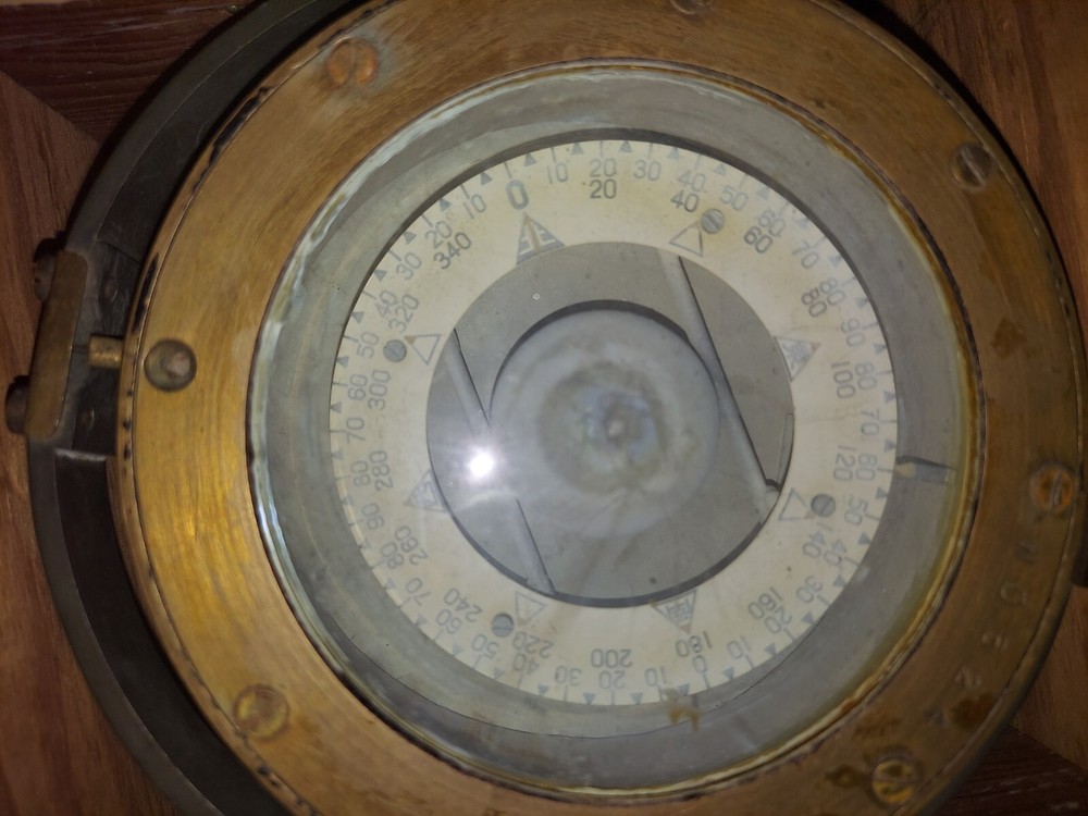 WWII Japanese Navy Boxed Boat Compass
