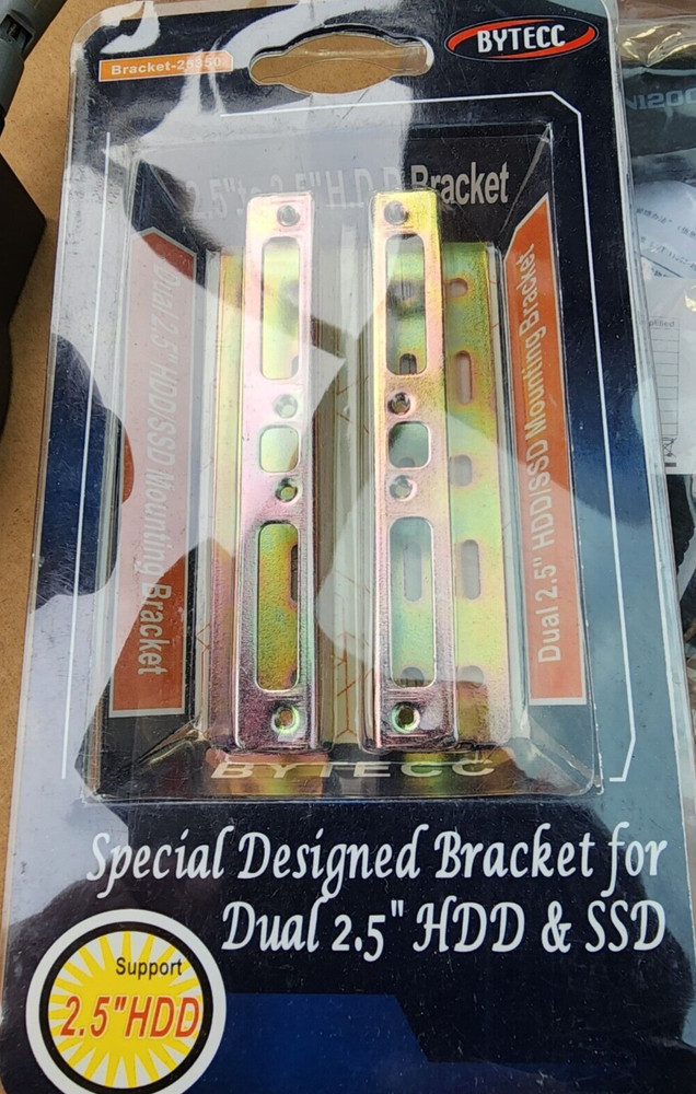 Bytecc Computer Drive Mount Kit BRACKET-25350 allows two 2.5in  drive to 3.5in