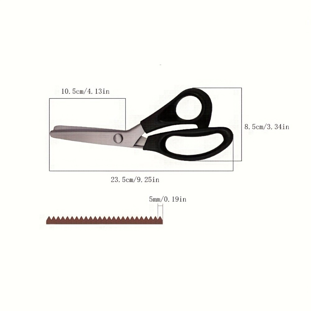 Zigzag, Scallop Professional Pinking Scissors , Crafts & Sewing Scissors