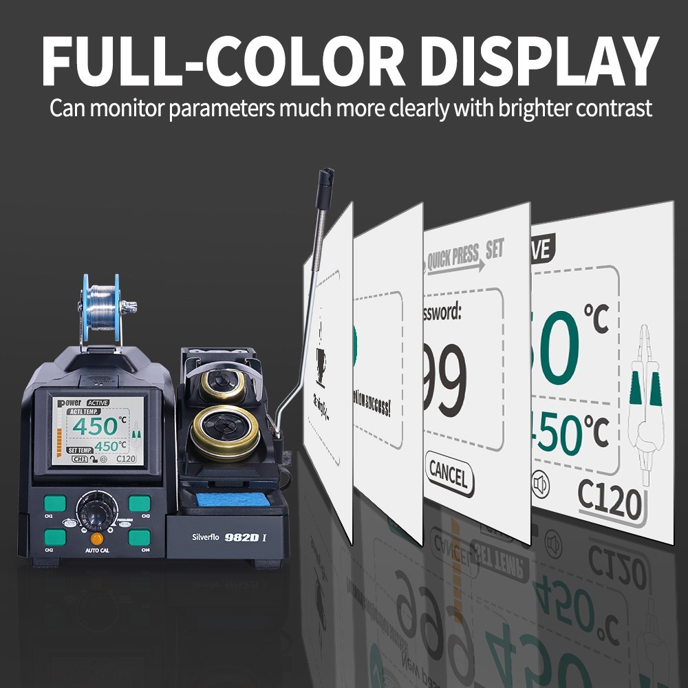 982D-III Hot Tweezers Soldering Station Digital C210/245 Soldering Iron kit