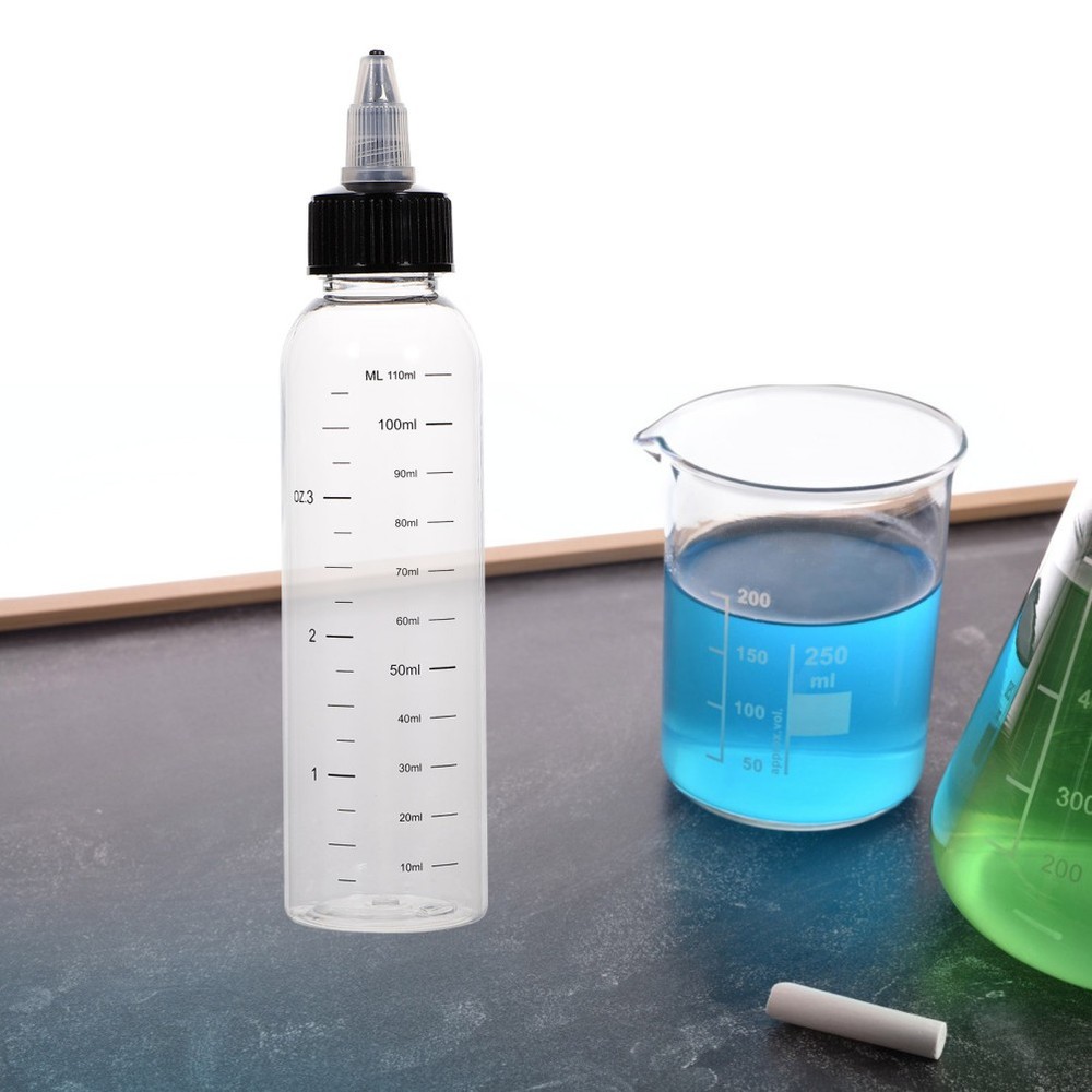12 Pcs Plastic Squeeze Bottles Liquid Containers for Chemical Formula Use