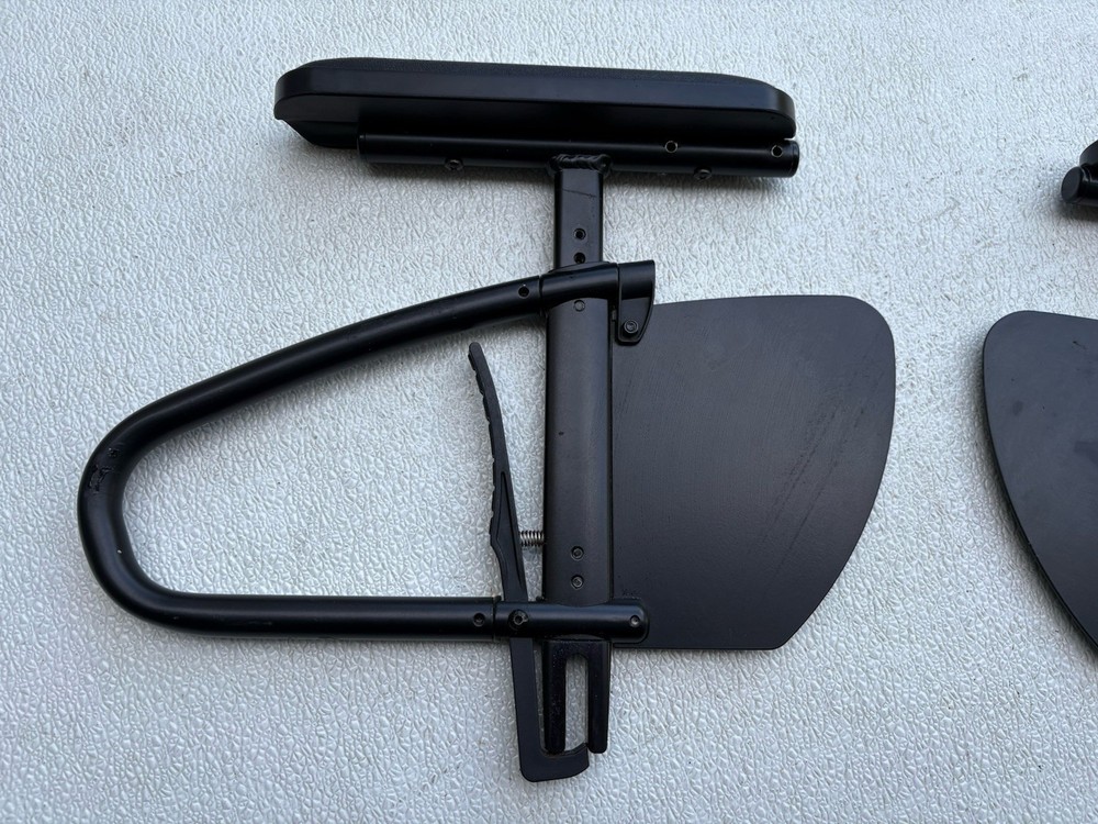 Tilite Wheelchair armrests with mounting brackets.