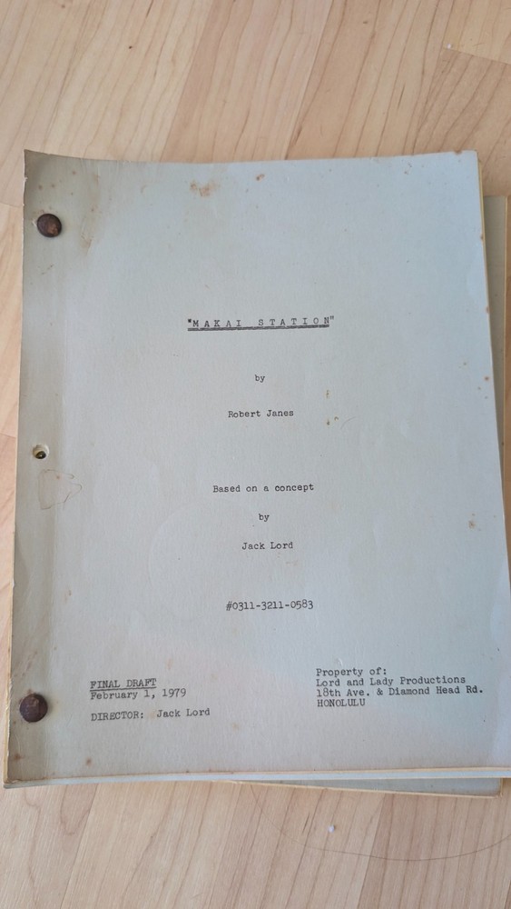 Makai Station original script by Jack Lord