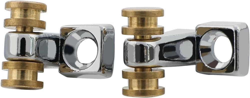 Pack of 2 Brass Roller String Retainer for Electric Guitar String Tree String Gu