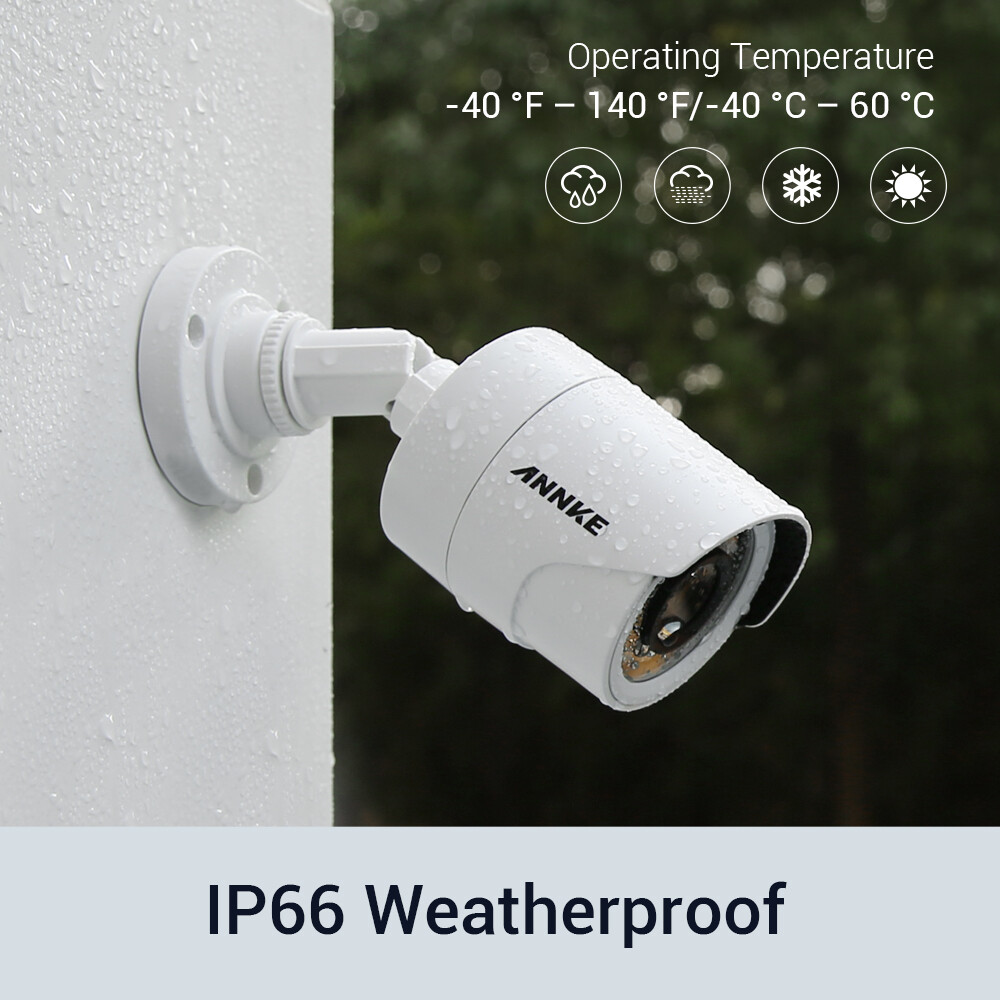 ANNKE 16CH 5MP Lite DVR 1080P Outdoor Security Camera System AI Human Detection