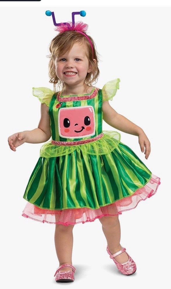 Cocomelon Dress Deluxe Toddler Costume Dress up Size 2T New