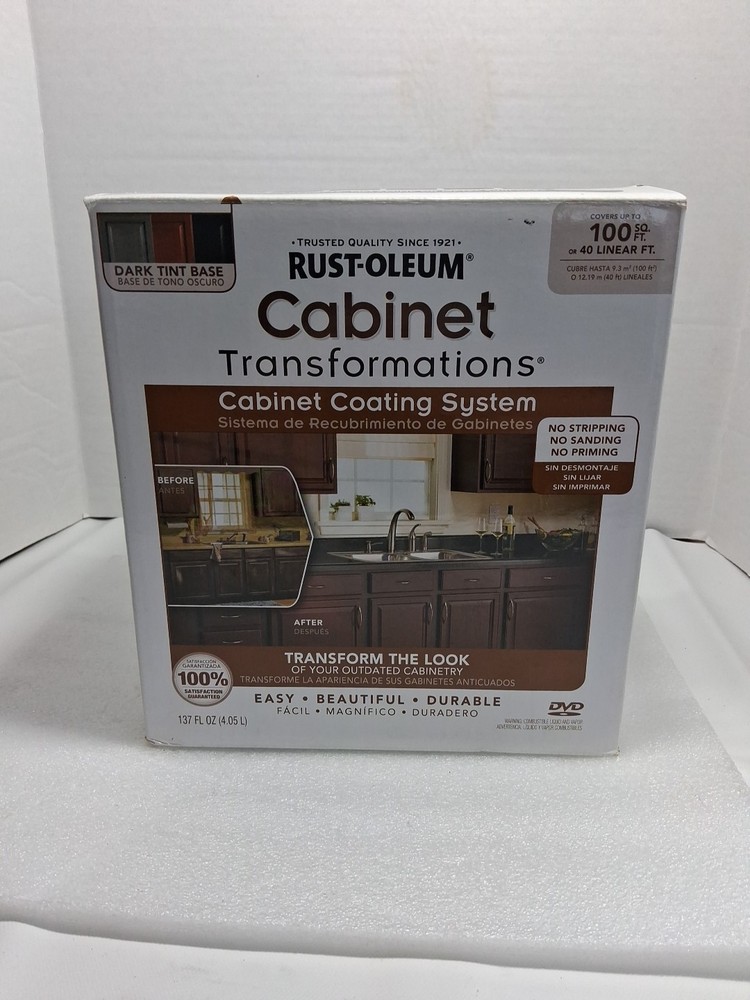 Rust-Oleum 258240 Cabinet Transformations Coating Dark Kit 100sf