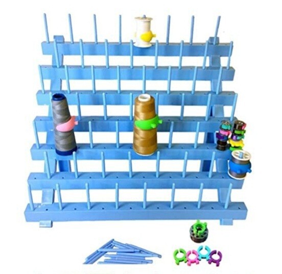 PeavyTailor 70 Spools Thread Holder Thread Rack Thread Organizer White