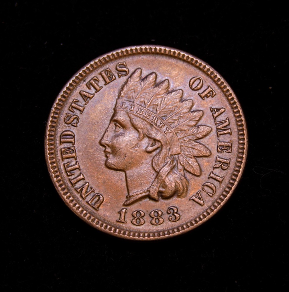 1883 Indian Head Cent  AU++