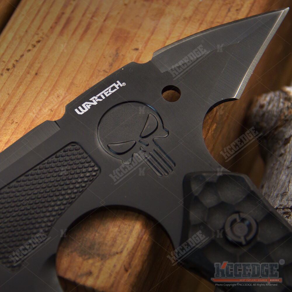 10" Tactical Fighting Axe w/ Finger Choil Sharpened Back Spike