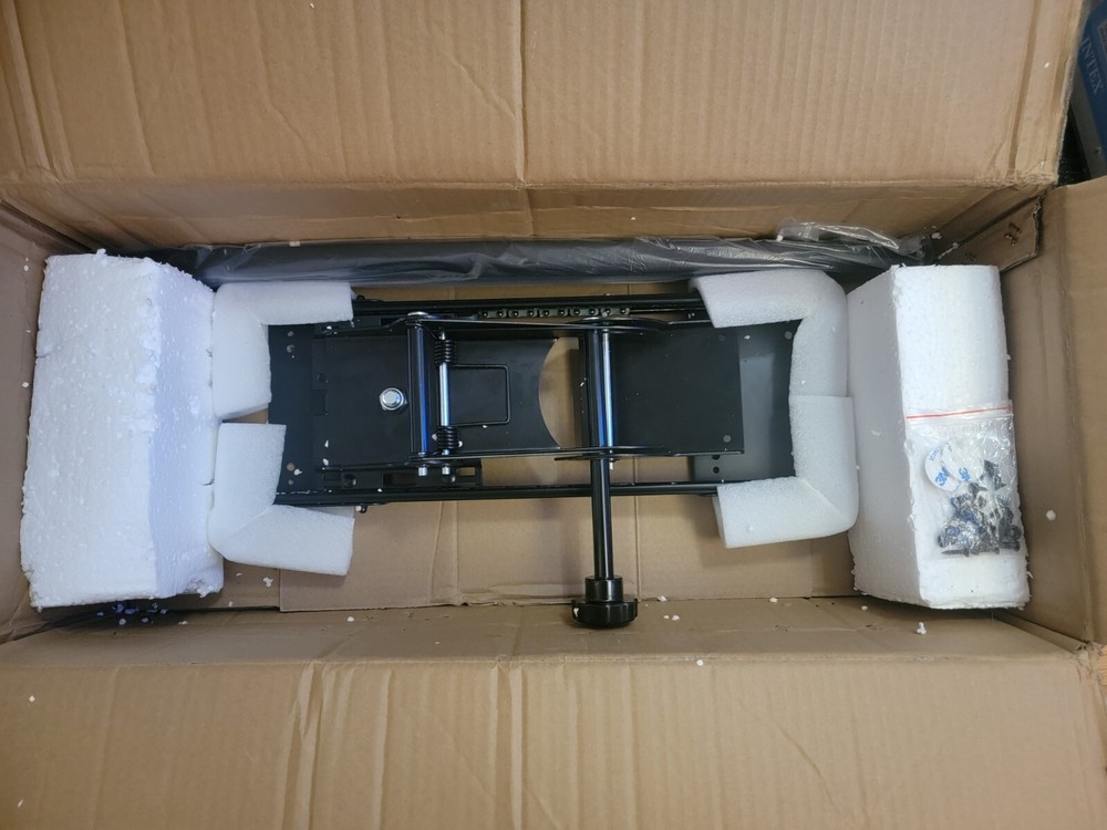 Adjustable Keyboard Tray Ergonomic Design Under Desk Mount Mouse Platform Tray