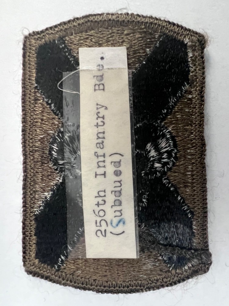 256th Infantry Brigade Subdued US Army Patch
