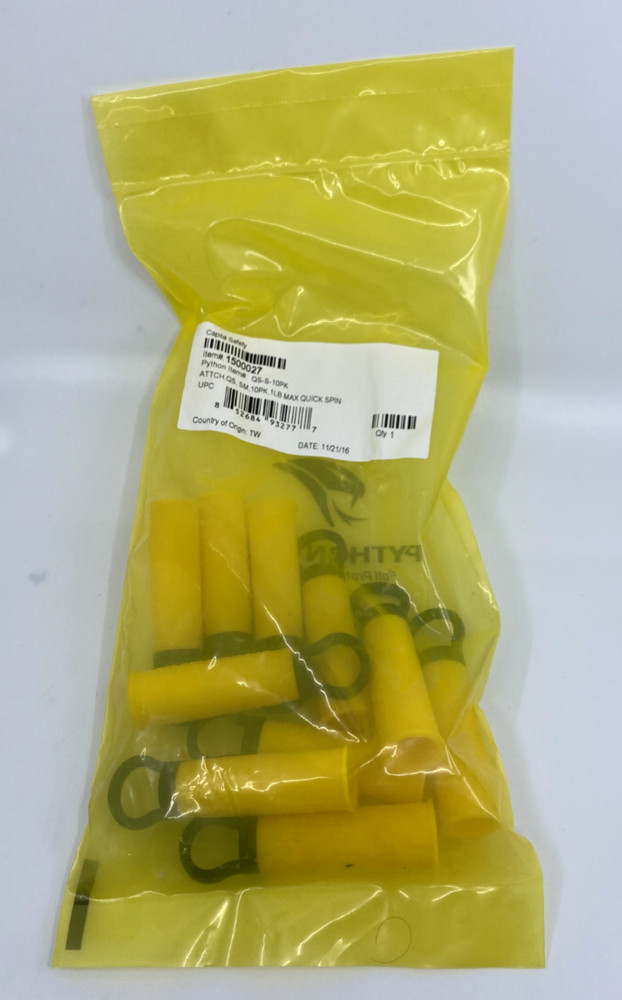 Python Safety 1500028 Quick Spin Adaptor Medium Tool (Pkg of 10)