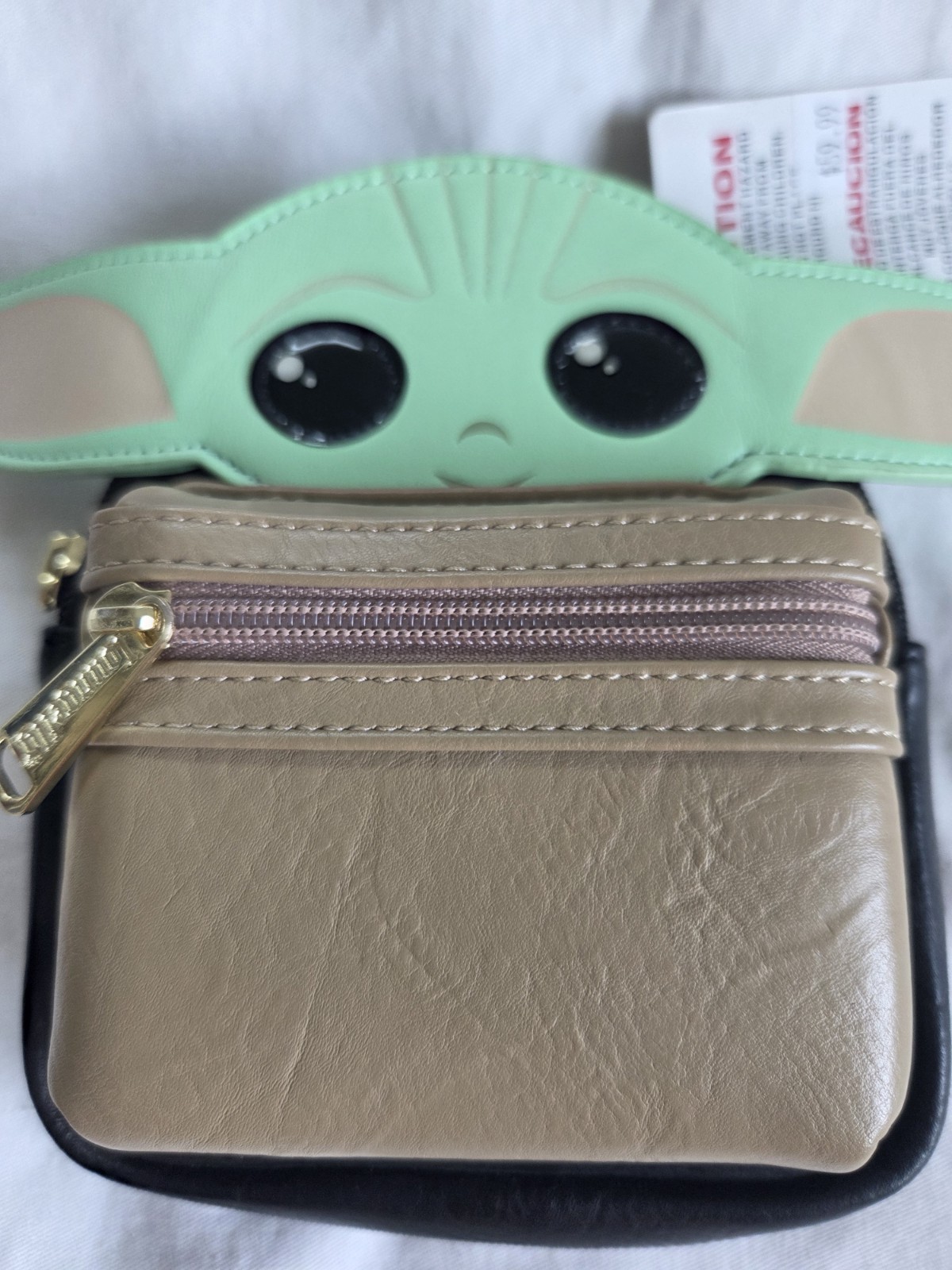 Disney Parks Loungefly Black Grogu Child Star Wars Backpack Wristlet Baby Yoda