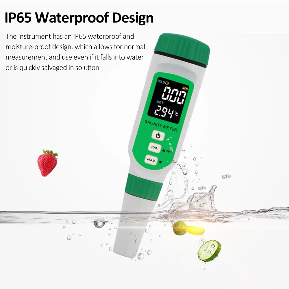 SMART SENSOR Digital Salinity Meter Waterproof Refractometer Pool Aquarium AU