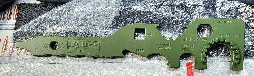 Tapco Green Multi-Tool Muzzle Spanner Wrench Beer Opener