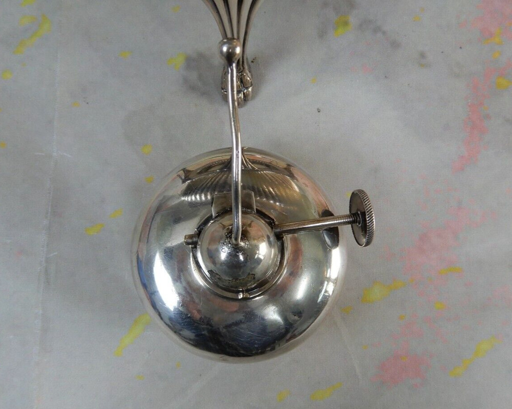 Vintage William Hutton & Sons Ltd Silverplate Sheffield Teapot w/Heating Stand