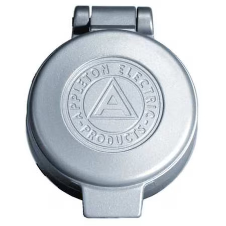 Appleton Electric Pttc100b Receptacle Threaded Cover, 100-150A, 4P