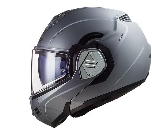 LS2 Advant KPA Matte Silver Helmet Small 906-1132