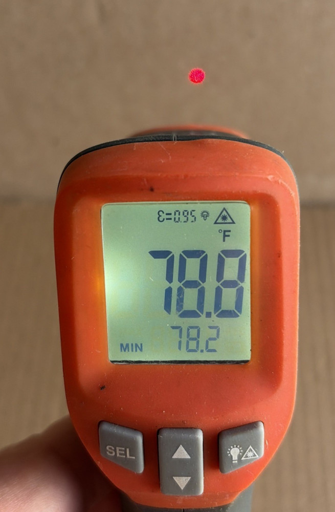 Ames Instruments Infrared Thermometer 12:1 Temperature Handheld Tool Works