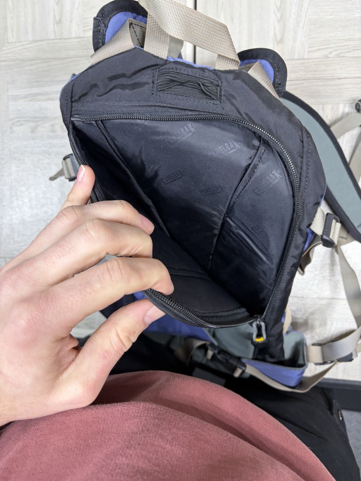 Camelbak Daystar Hiking Cycling Outdoor Hydration Backpack - No Bladder - Blue