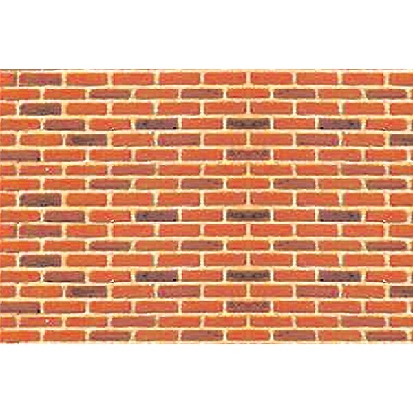 New JTT Scenery 97423 Pattern Sheets | O Scale 1:48 | Brick | 2 pack