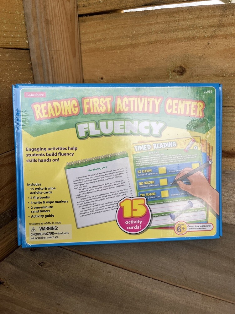 Lakeshore Learning Reading First Activity Center Fluency New 2nd-3rd Grade