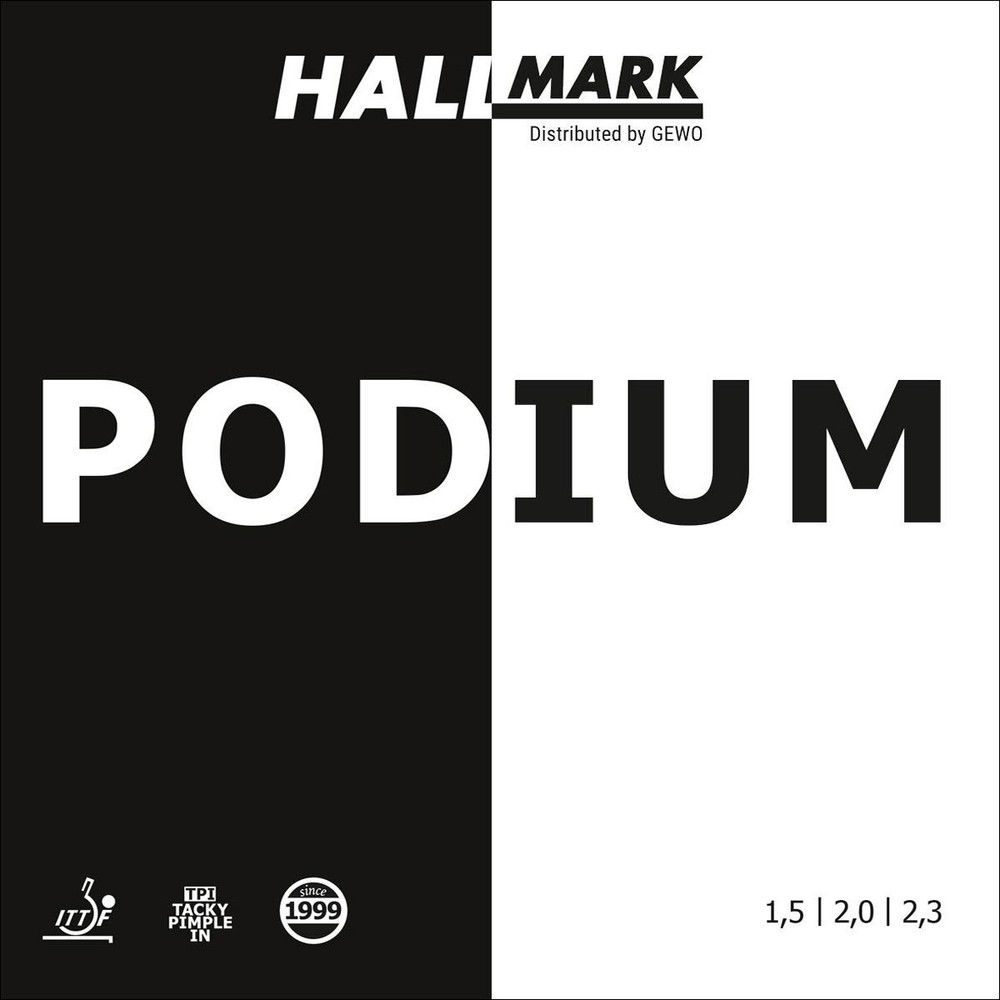 Hallmark Podium rubber