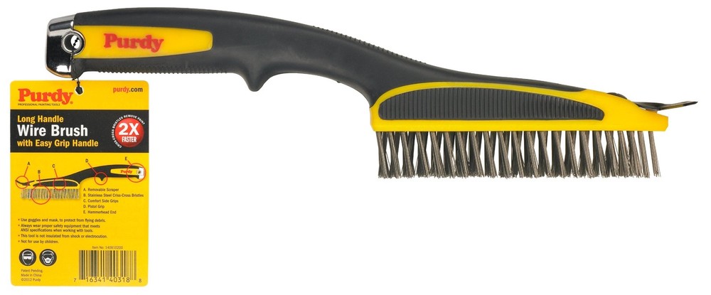 140910200 Wire Brushes Long Handle One Size Multi